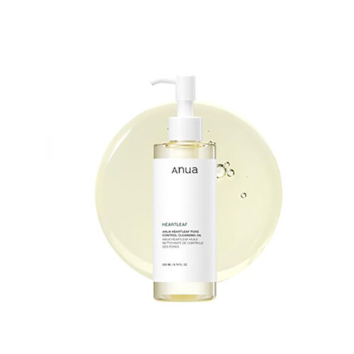 Anua Heartleaf Pore Cleansing Oil, Reinigungsöl Gesicht, Porenreiniger, Sebum-Pflege, geeignet für alle Hauttypen, sanft schmelzende Textur, Makeup Remover, korean skincare (200ml)