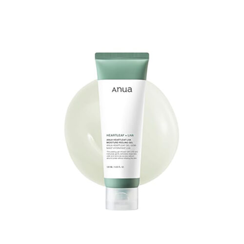 Anua Heartleaf Peeling Gel, Sanftes Peeling mit LHA, Mildes Gesichtspeeling mit natürlicher Cellulose, Porenreinigung, Beruhigend & Feuchtigkeitsspendend, Korean Skincare, 120 ml