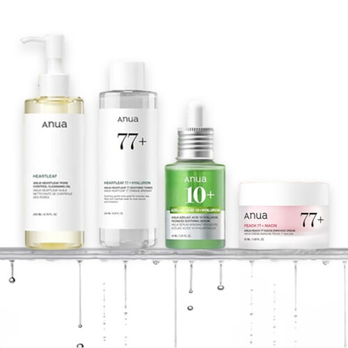 4-stufiges koreanisches Hautpflegeset